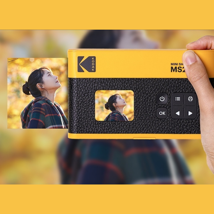 Impressora Kodak Mini 2 Era - Amarela + 60 Folhas - Máquinas