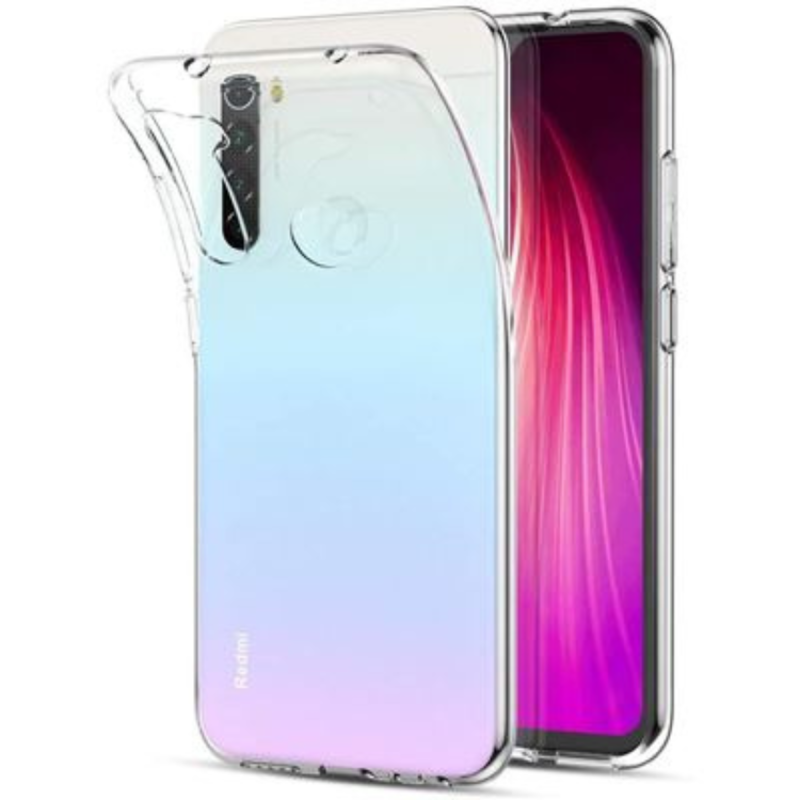 Capa Silicone anti shock Xiaomi Note 8 - Transparente