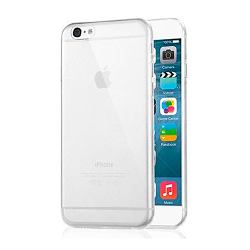 Capa Silicone iPhone 6 Plus Transparente