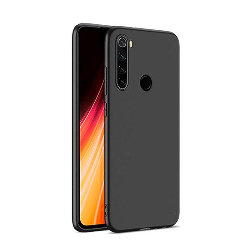 Silicone Cover Xiaomi Note 8T - Preto