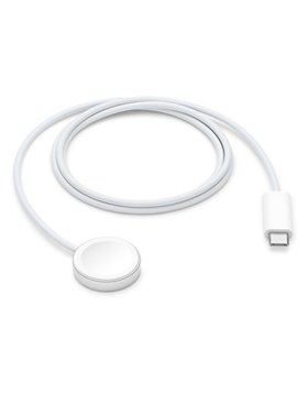 Carregador Magnético Compatível Apple Watch USB-C 1M Branco