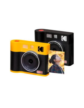 Máquina Fotográfica Instantânea Kodak Mini Shot 3 Era Amarela + 60 Folhas