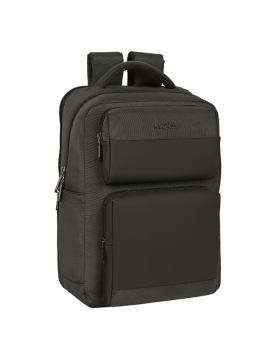 Mochila Safta Business 2 Bolsos + USB 15.6" Preto