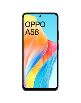 Smartphone Oppo A58 6GB/128GB Dual Sim Glowing Black