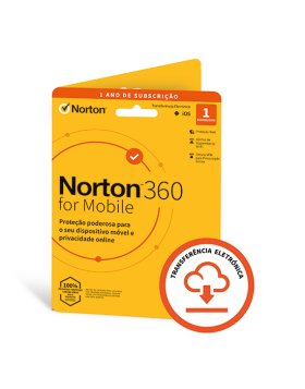 Antivírus Norton 360 para Mobile 2021 | 1 Dispositivo | 1 Ano | VPN e Password Manager | Android/IOS