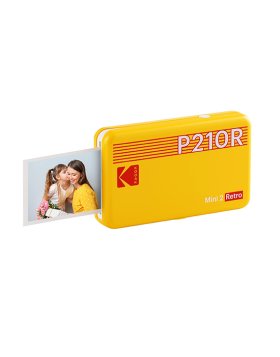 Impressora Kodak Photo Printer Mini Retro 2 - Amarela + 60 folhas