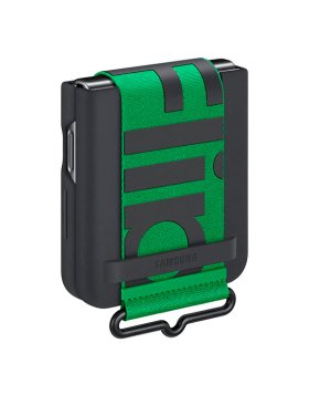 Capa Samsung Galaxy Z Flip4 Silicone C/Fita Preto