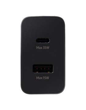 Carregador Samsung Fast Duo Travel Charger 35W USB + USB-C Preto