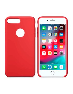 Capa Silicone iPhone 7 | 8 Plus Vermelho