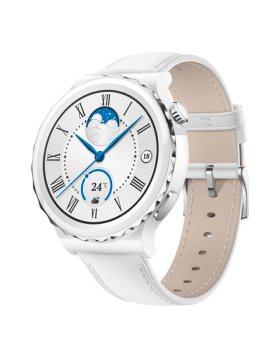 Smartwatch Huawei Watch GT 3 Pro 43mm Couro Branco