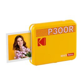 Kodak Photo Printer Mini Retro 3 + 60 folhas Amarela