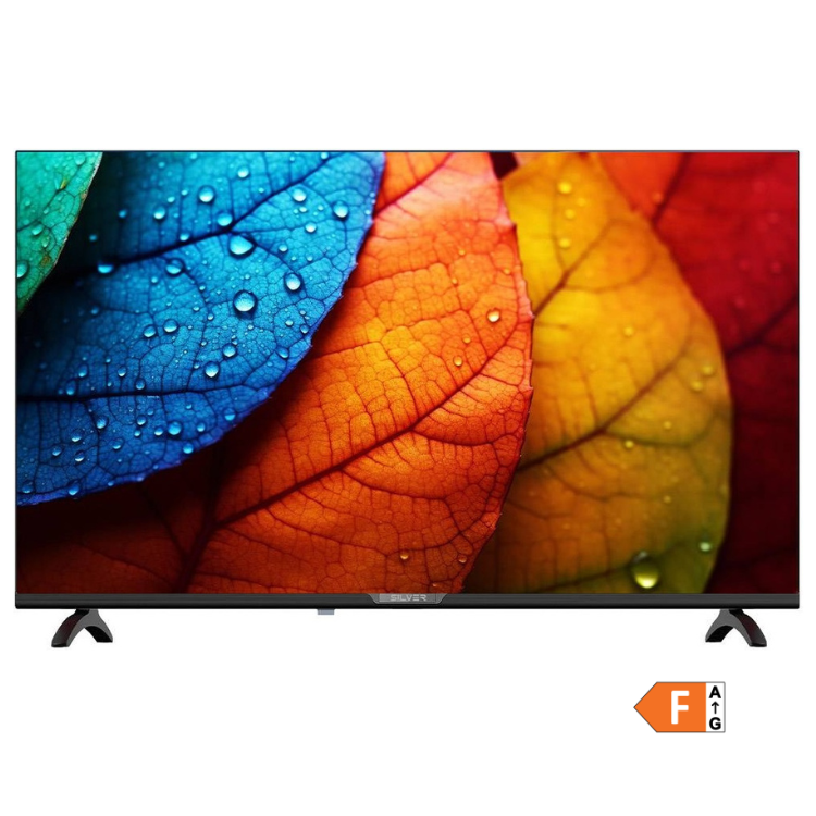 Televisão Silver Frameless Smart TV 4K LED FHD 50'